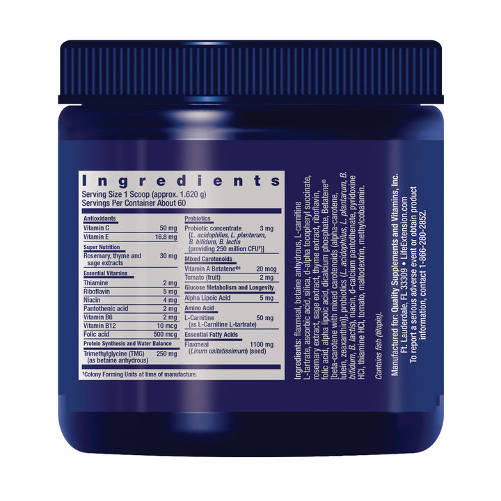 Dog Mix - Daily Nutrition Care Supplement Powder for Your Canine Pet - Advanced Formula with Vitamins, Probiotics & Essential Fatty Acids - Gluten-Free, Non-GMO – 100 g, 60 Servings