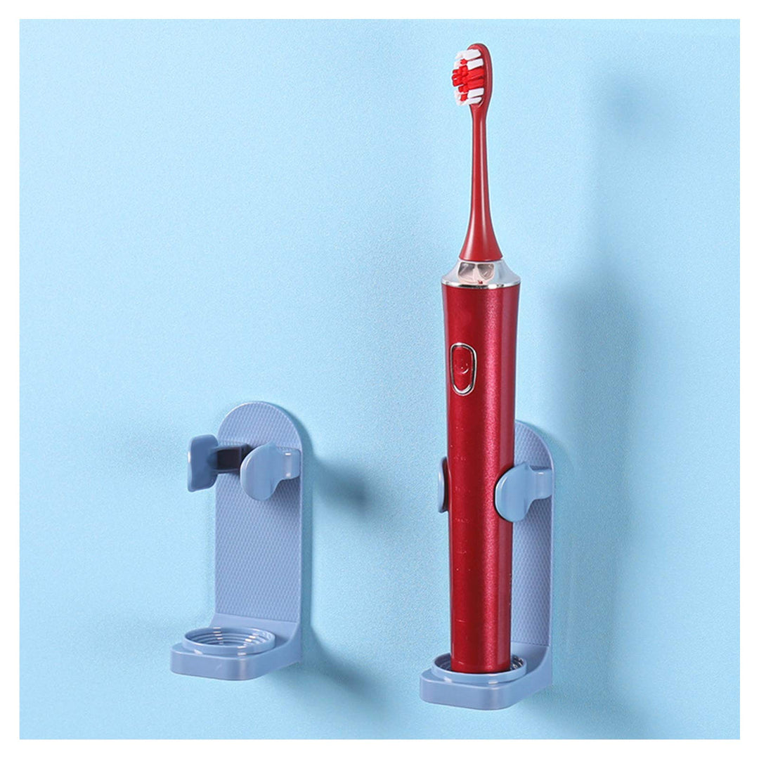 Electric Toothbrush Holder Wall Mounted, Self Adhesive Toothbrush Storage Organizer, No Slip Tooth Brush Body Base Stander for Bathroom (2)