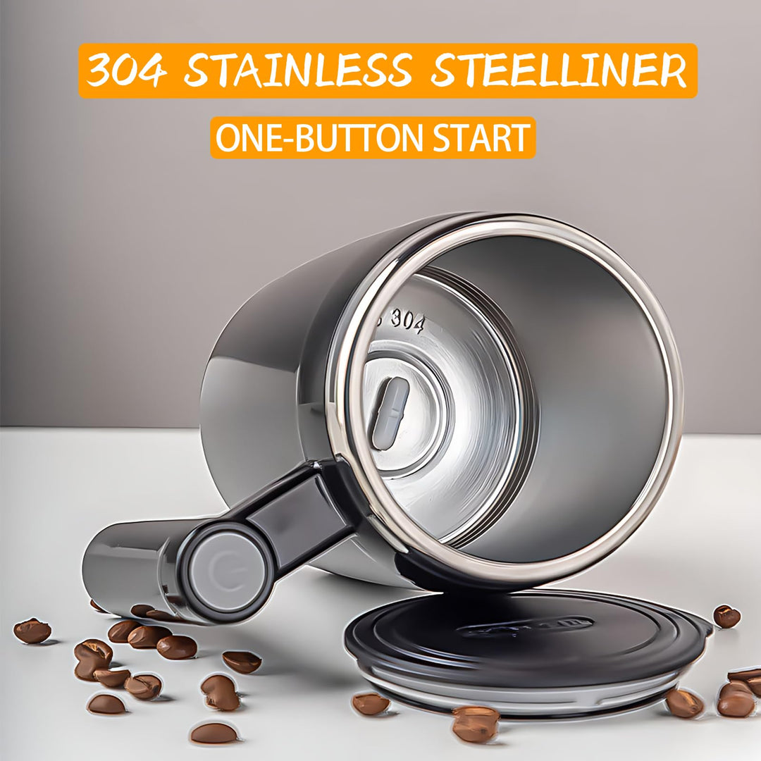 Self Stirring Mug, 380ml Self Stirring Coffee Mug Rechargeable Electric High Speed Mixing Cup Automatic Magnetic Electric High Speed Mixing Mug Electric Mixing Mug for Coffee/Milk