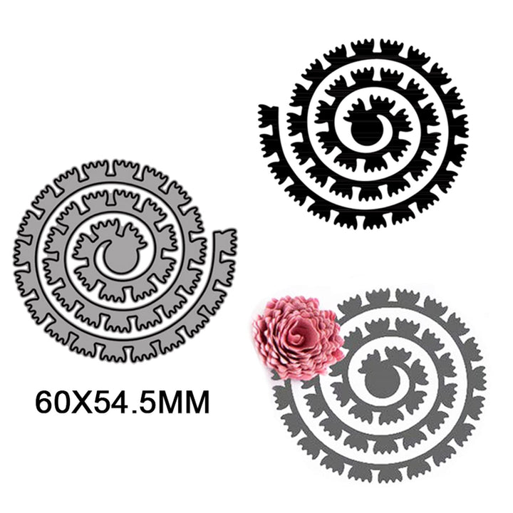 24 Pcs Flowers 3D Layering Rose Metal Cutting Dies Set DIY Die-cuts Embossing Scrapbooking Stencils DIY Craft Card Template Gift Cardmaking Handmade Greetings Card Art Decoration