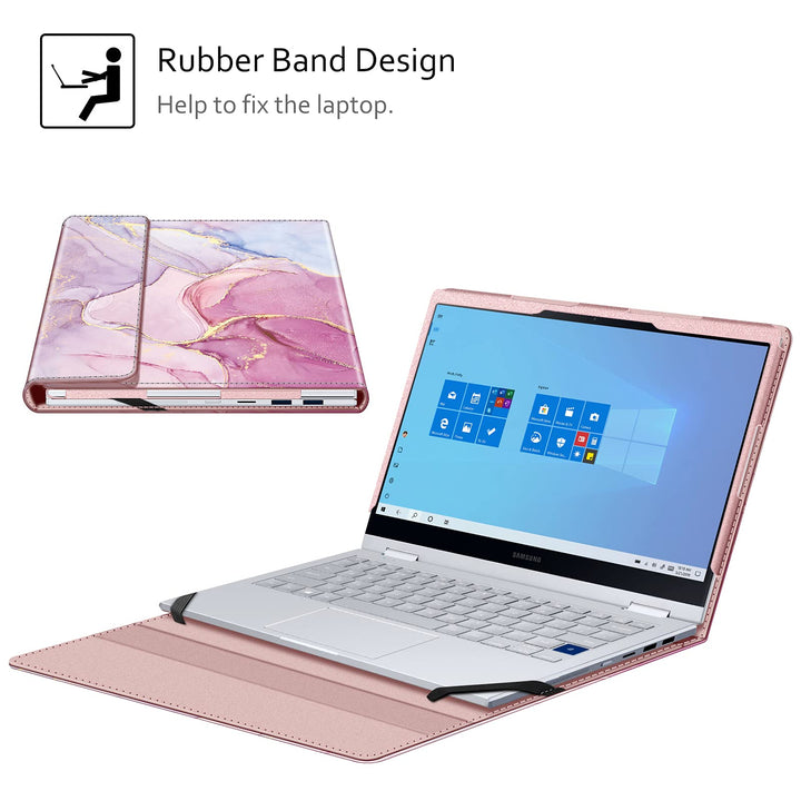 Sleeve Case Cover for 13.3 Samsung Galaxy Book Flex Alpha 13 NP730QCJ/ Galaxy Book Flex2 Alpha NP730QDA/Galaxy Chromebook 2 XE530QDA/Galaxy Book S/Galaxy Book Ion 13 NP930XCJ-Glittering Marble