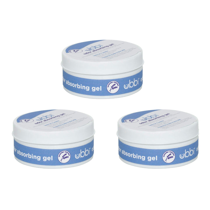 Lavender Scented Absorbing Gel Value Pack - 3 Count Diaper Pail Odor Control for Baby Nursery