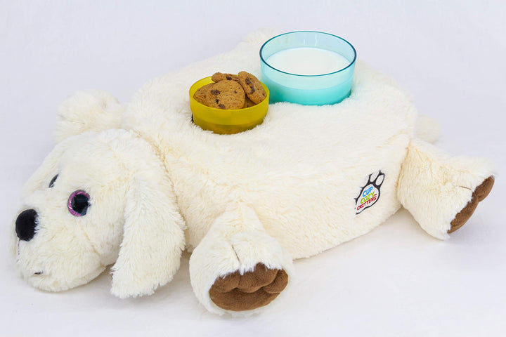 Cup Cozy Critters Dog Cup Holder for Kids-Keep Drinks Close. Stop Spills. Use it Anywhere-Couch, Bed, car/RV, Park, Camping and More!