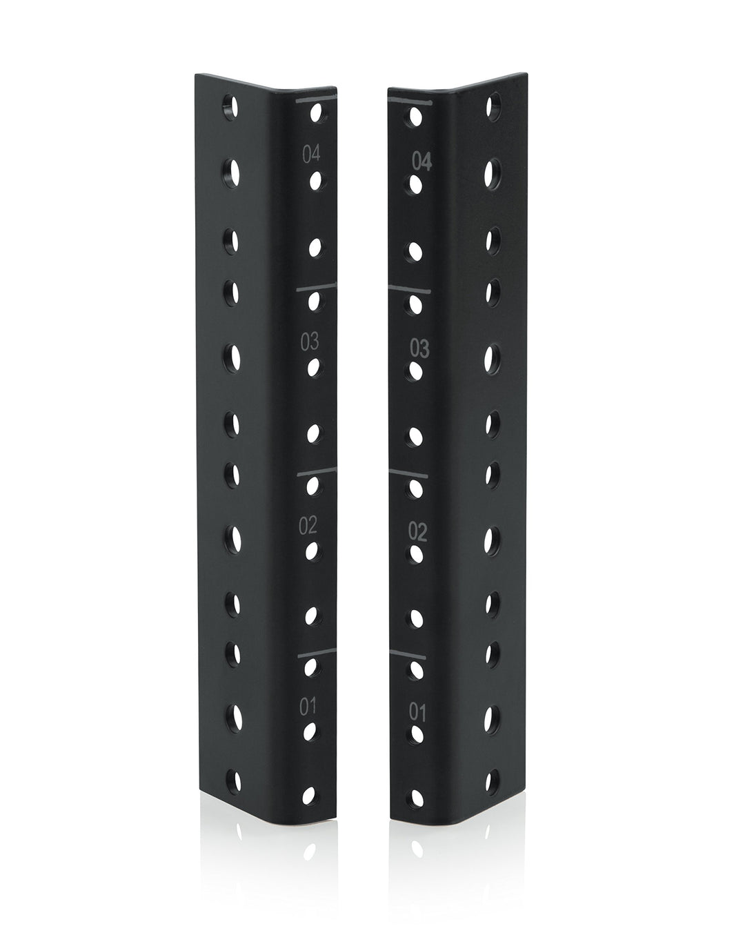 Rackworks Heavy Duty Steel Rack Rail Set; 4U Rack Size (GRW-RACKRAIL-04U)