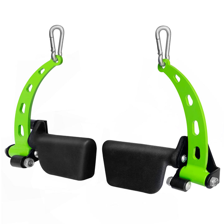 Neutral Paddle Grip LAT Pull Down Bar, Range of Motion Spreader Handle Cable Attachments