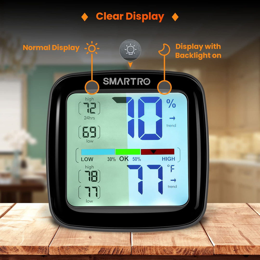 SC42 Professional Digital Hygrometer Indoor Thermometer Room Humidity Gauge & Pro Accuracy Calibration