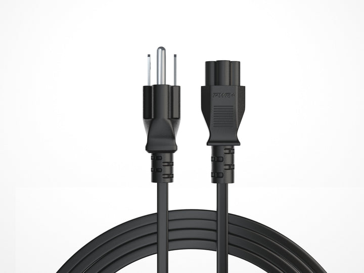 AC Laptop Power Cord Cable for Dell Hp LG Asus Sony Toshiba Lenovo Acer Gateway IBM Chromebook Notebook Computer Charger Spare Tv Monitor Display: UL Listed IEC-60320 IEC320 C5 to NEMA 5-15P