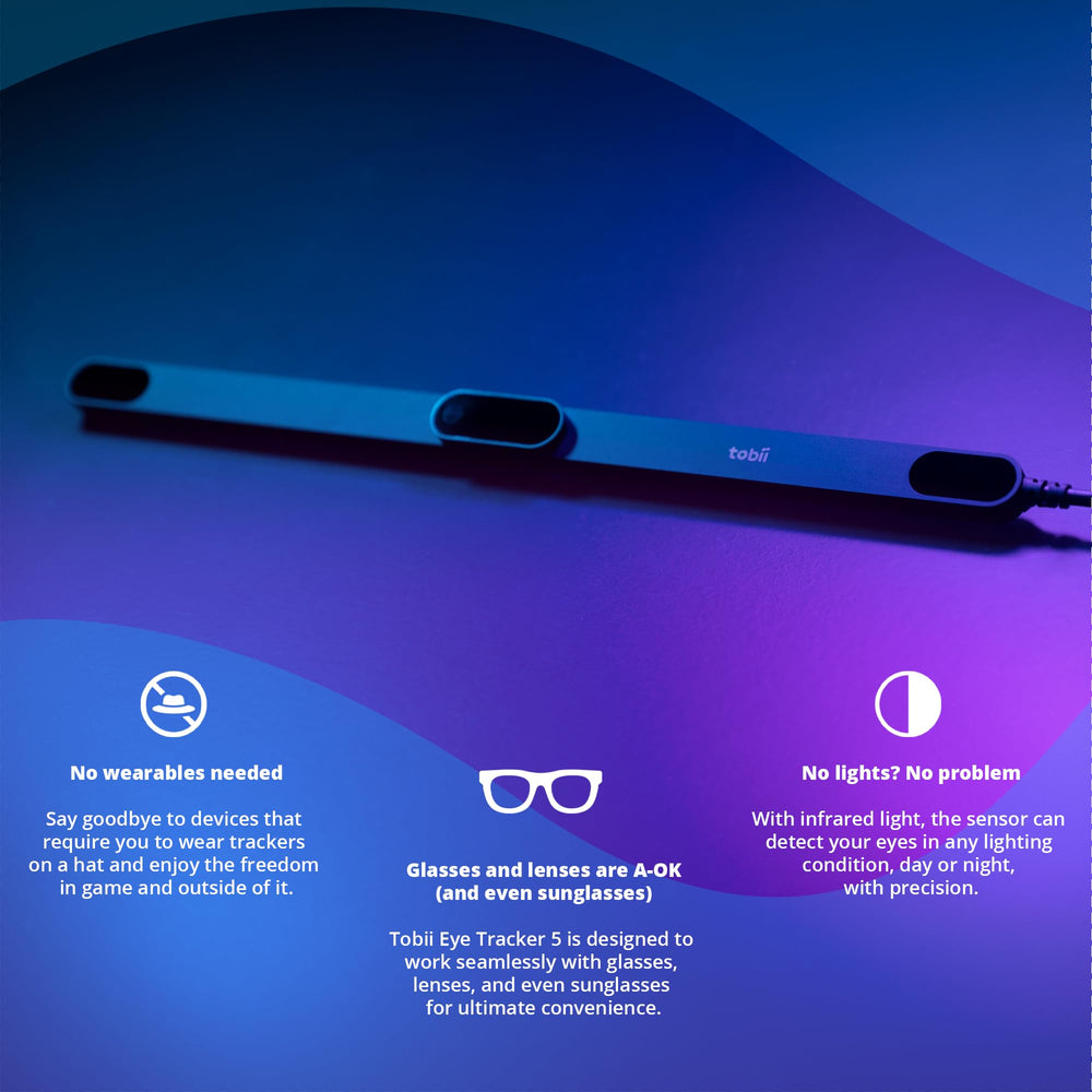 Eye Tracker 5 - Head Tracking and Eye Tracking in One Device for Simulation Gaming