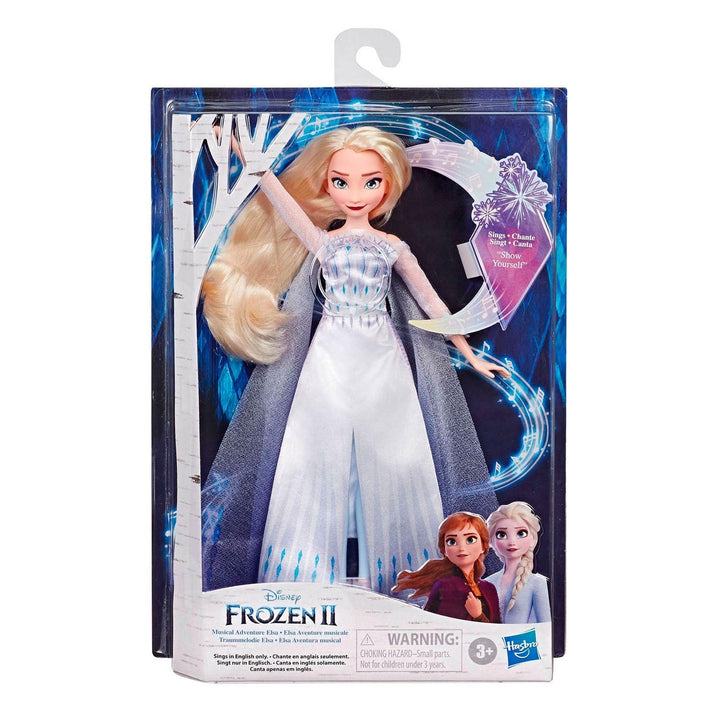 Musical Adventure Elsa Singing Doll, Sings Show Yourself Song from 2 Movie, Elsa Toy for Kids