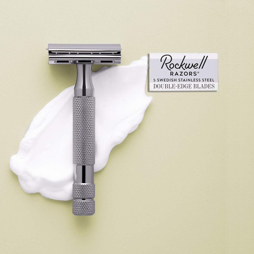 2C Razor with 5 Blades, 6 Piece Set, Gunmetal Chrome