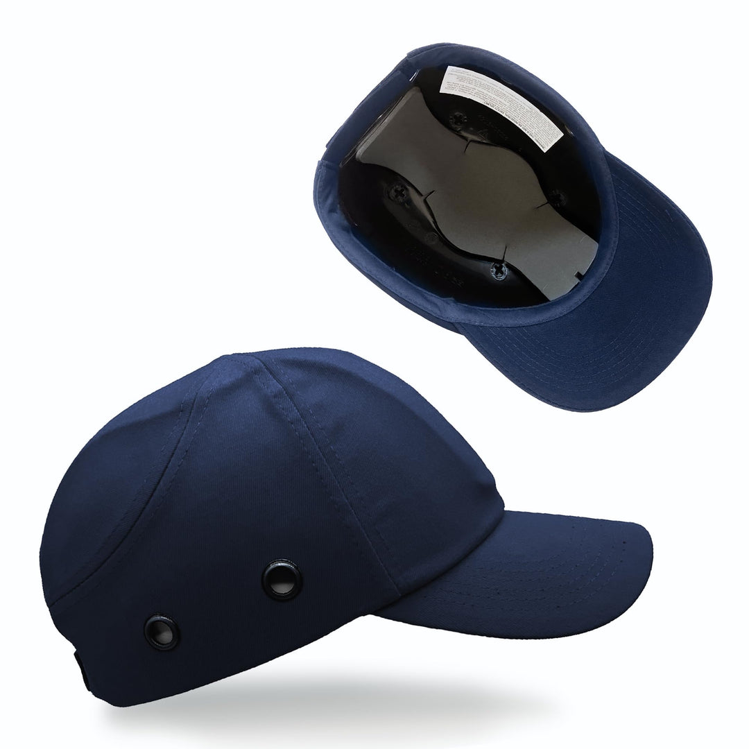 6 Packs Blue Baseball Safety Bump Cap Helmet Hard Hat for Head Protection