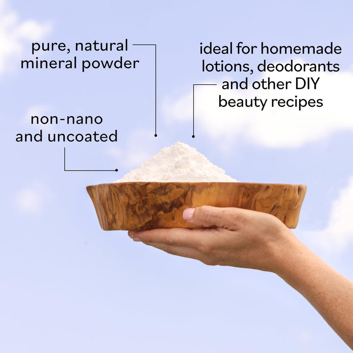 - Zinc Oxide Powder, 16 oz - Non-Nano & Uncoated - Make Your Own Lotion, Deodorant, Cream, Soap - DIY Essentials - Resealable Bag - Natural, Vegan & Cruelty Free - Beauty & Personal Care