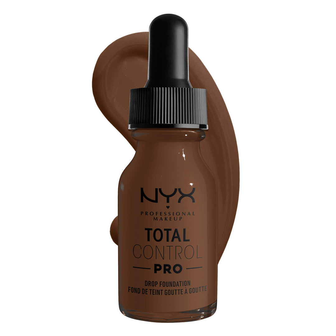 PROFESSIONAL MAKEUP Total Control Pro Drop Foundation, Skin-True Buildable Coverage - Deep