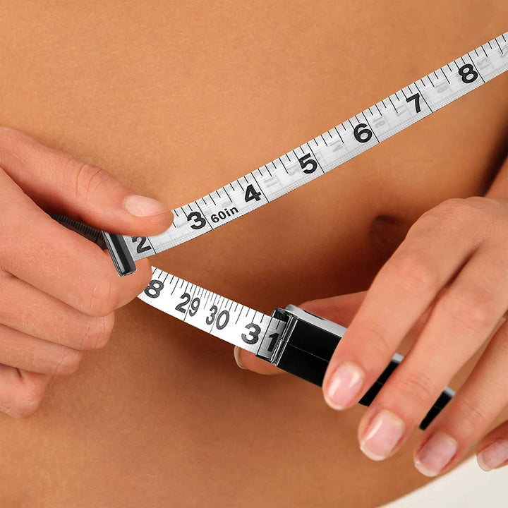 Body Fat Caliper and Measuring Tape for Body - Skin Fold Body Fat Analyzer and BMI Measurement Tool