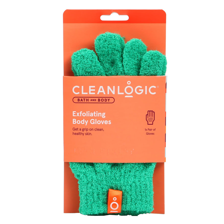 Clean Logic Stretch Bath & Shower Gloves, (1 Pack)