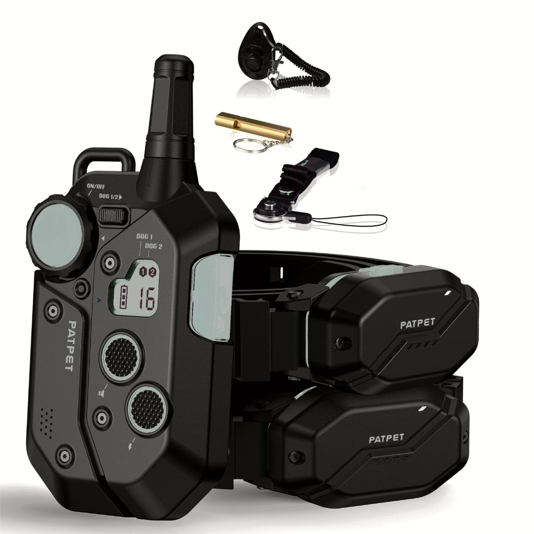 Shock Collar for Dogs(15-130lbs) 2 Packs -3/4 Mile Range Waterproof Rechargeable Dog Training Collar