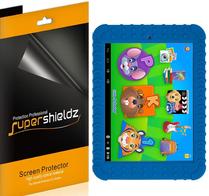 (3 Pack) Designed for School Zone Little Scholar Kids Learning Tablet 8 inch Screen Protector, High Definition Clear Shield (PET)