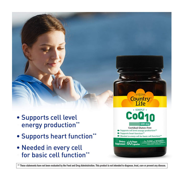 CoQ10, 100 mg - 60 Vegetarian Capsules