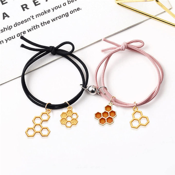 50pcs Enamel Honeycomb Charms Pendants Alloy Bee Honeycomb Open Back Bezel Pendant for Necklace Bracelet DIY Crafts Jewelry Making Accessories