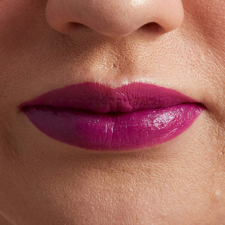 PROFESSIONAL MAKEUP Shout Loud Satin Lipstick, Infused With Shea Butter - Emotion (Bright Purple-Pink)