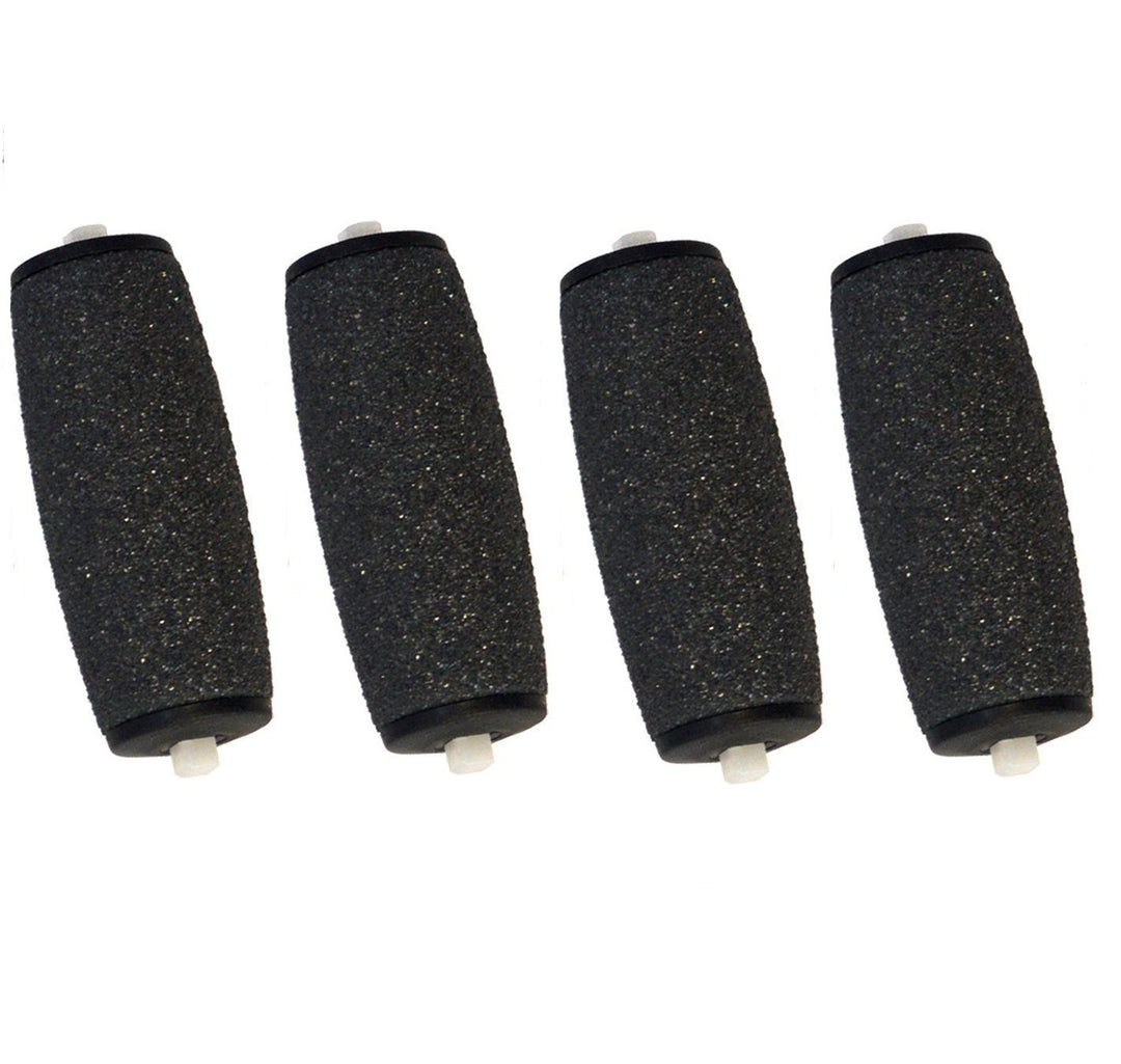 Rollers Refill Heads Extra Coarse Compatible with Pedi Perfect Foot Files Electronic Pedicure and Scholl Velvet Smooth Express Pedi (4 Pack)