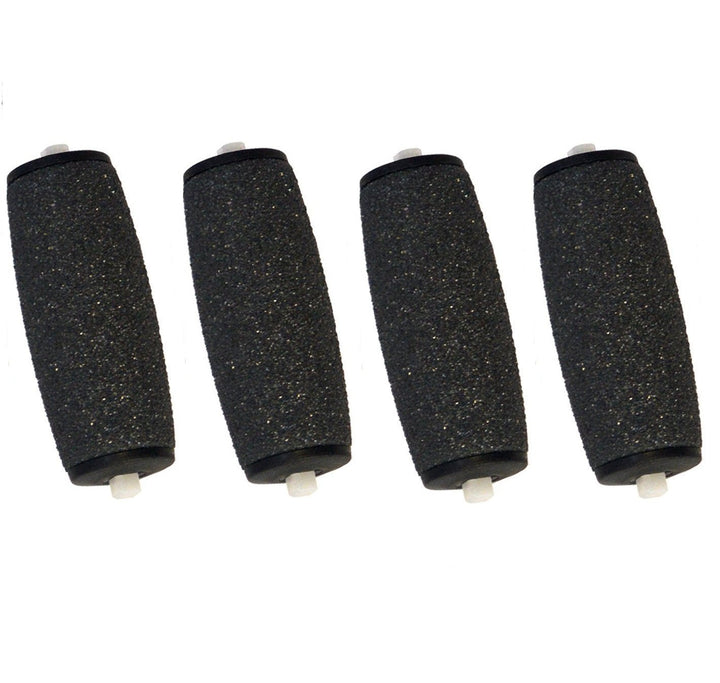 Rollers Refill Heads Extra Coarse Compatible with Pedi Perfect Foot Files Electronic Pedicure and Scholl Velvet Smooth Express Pedi (4 Pack)
