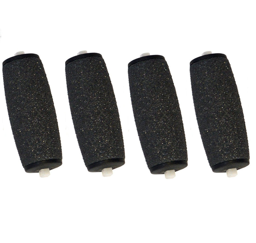 Rollers Refill Heads Extra Coarse Compatible with Pedi Perfect Foot Files Electronic Pedicure and Scholl Velvet Smooth Express Pedi (4 Pack)
