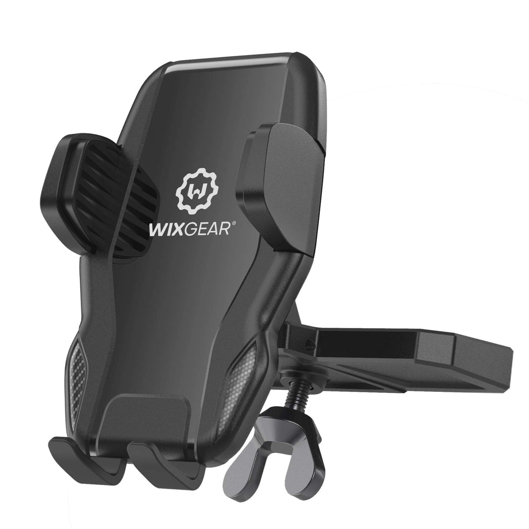 Universal Car Phone Mount CD Slot Car Mount Holder with New Gravity Self-Locking Design Mount, Compatible with All Smartphones (New Gravity Self-Locking Mount)