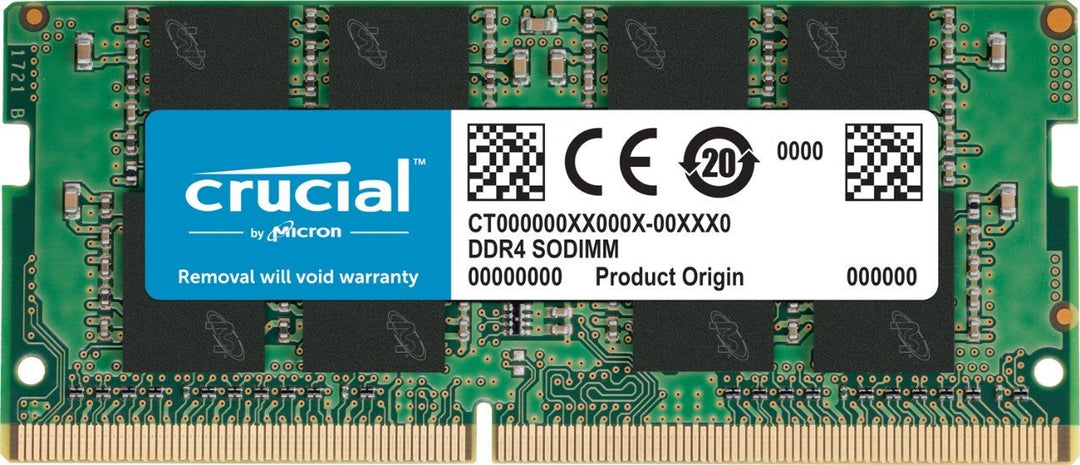 8GB Single DDR4 2666 MT/s (PC4-21300) SR X8 SODIMM 260-Pin Memory - CT8G4SFS8266