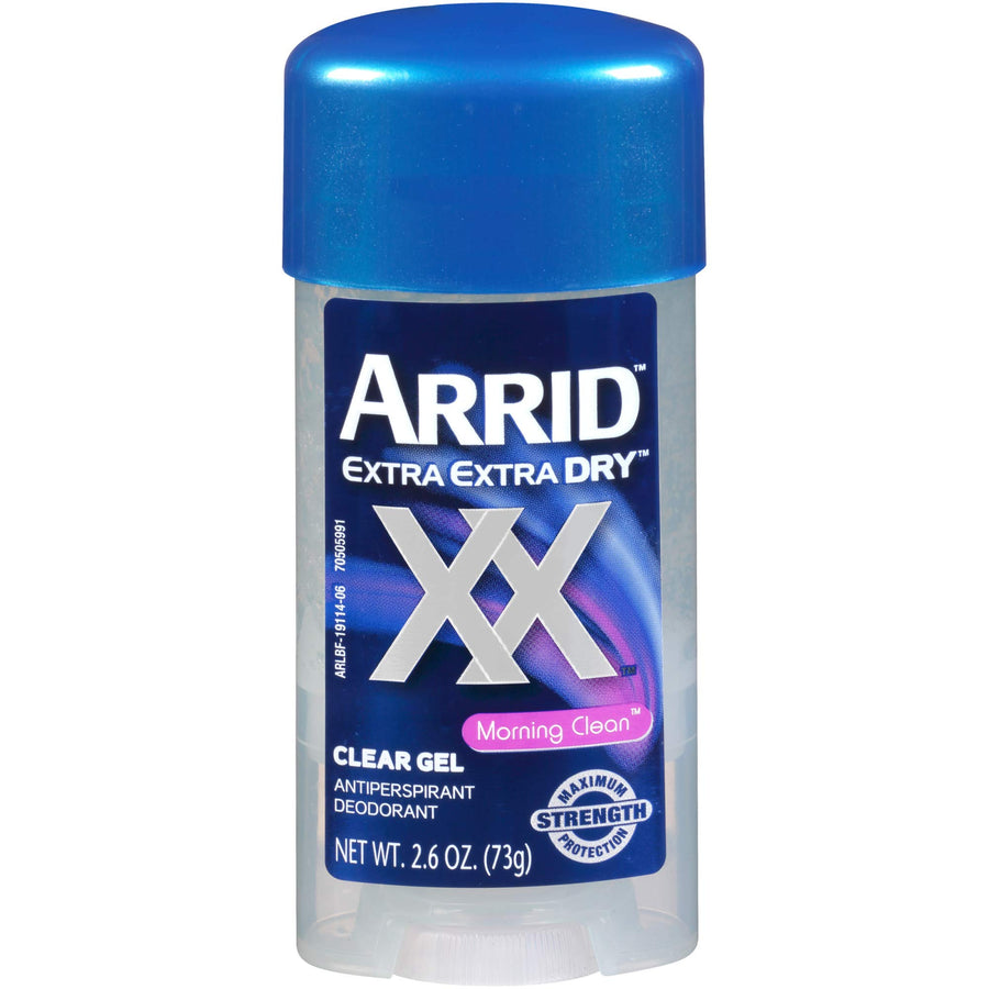 Extra Dry Anti-Perspirant & Deodorant, Clear Gel, Morning Clean, 2.6 oz (73 g) (Pack of 6)