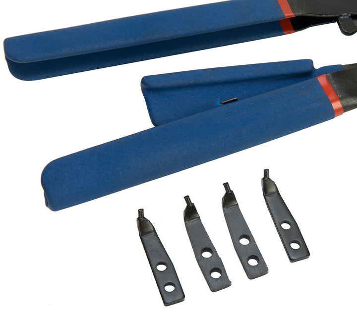 16 Inches Heavy Duty Snap-Ring Pliers External and Internal Pliers, Straight, 45°, 90° Tips