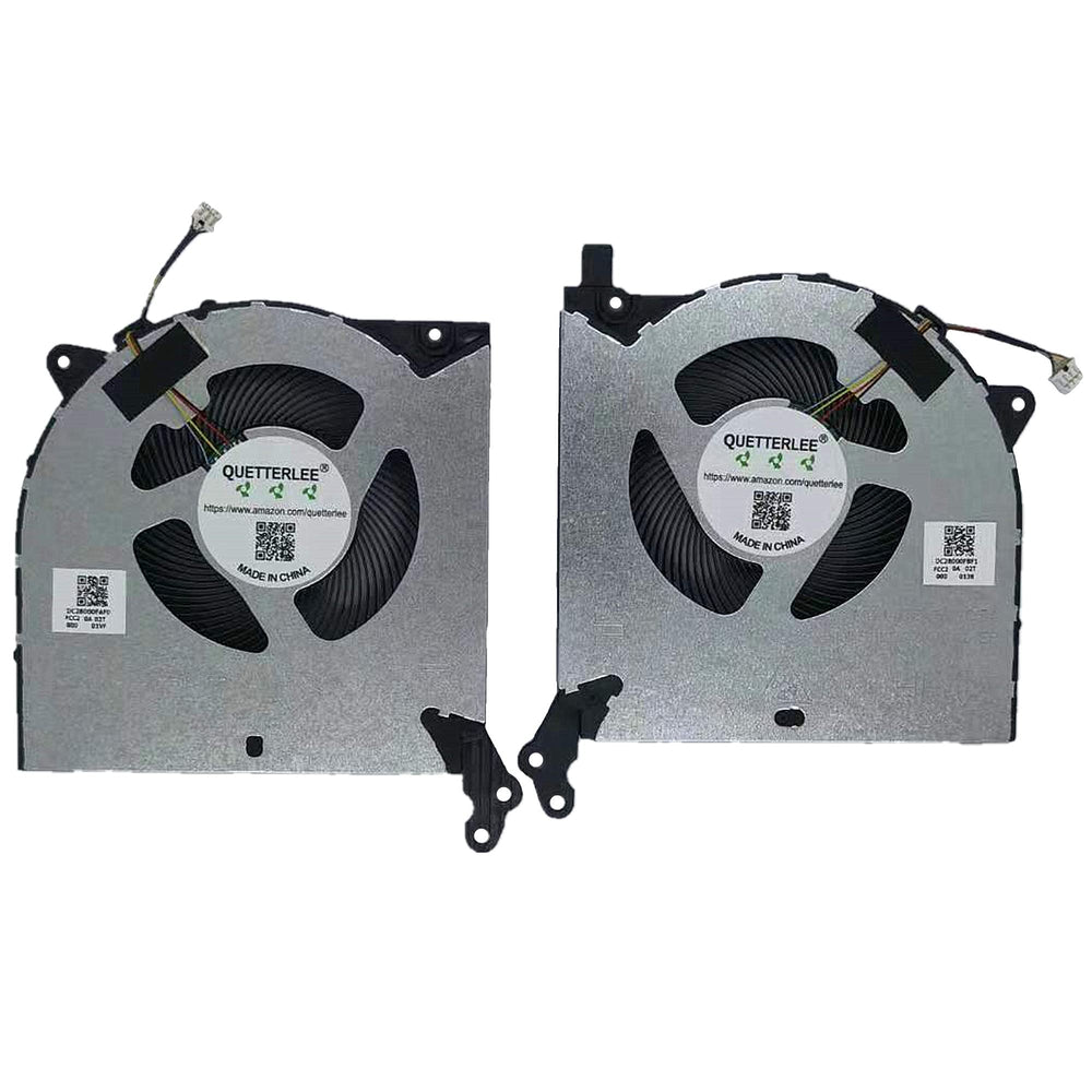 Replacement New Laptop CPU and GPU Cooling Fan for Lenovo Legion Y7000 2020H(2020 Paragraph) Series 5F10S13917 DFS5M325063B1C FM9H DFS5K323161A1C FM9J DC28000FAF0 DC28000FBF1 DC5V Fan