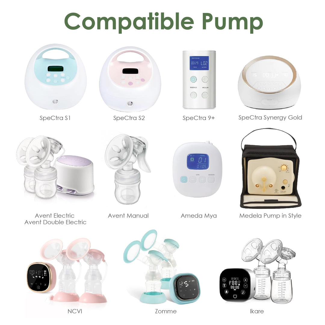 2nd Generation Pump Valves with Pull Tab for Spectra S1, S2 and 9 Pumps and Compatible with Avent Comfort Electric Breast Pump; (4 pc)