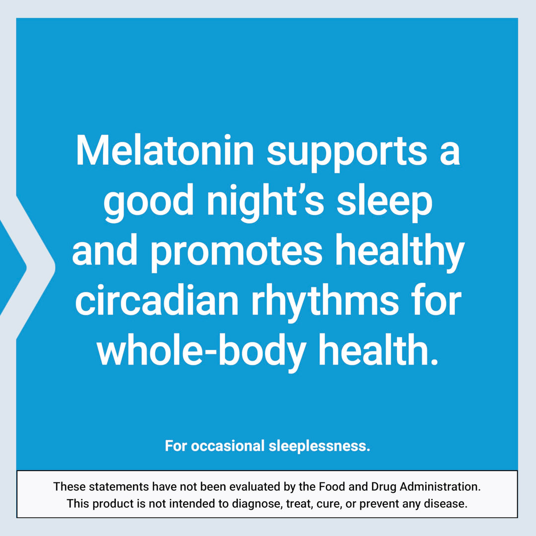 Melatonin, 3 mg, Optimal Sleep Support, Healthy circadian Rhythms, Cellular Defense, Gluten-Free, Non-GMO, Vegetarian, 60 Capsules