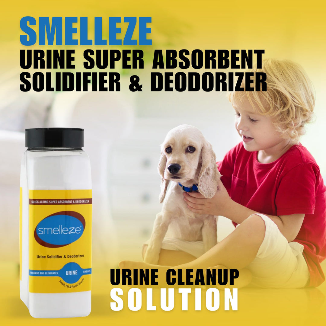 Smelleze Urine Solidifier & Deodorizer Granules: 2.5 lb.