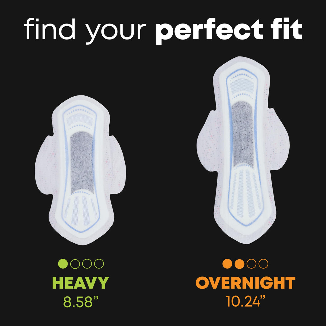 Balance Sized for Teens Ultra Thin Overnight Pads with Wings, 24 Count (Packaging May Vary)