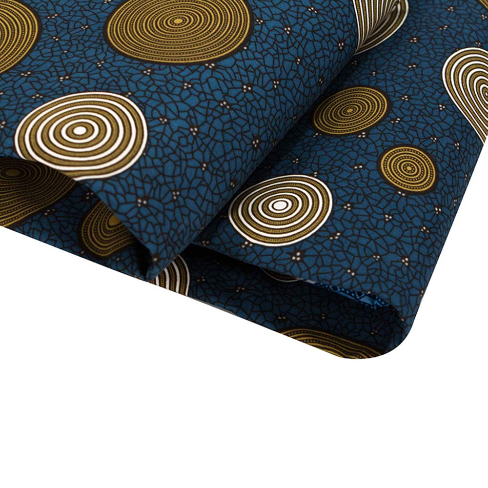 African Fabric 6 Yard Printed Wax Cloth African Ankara Fabric for Party Dress fp6227