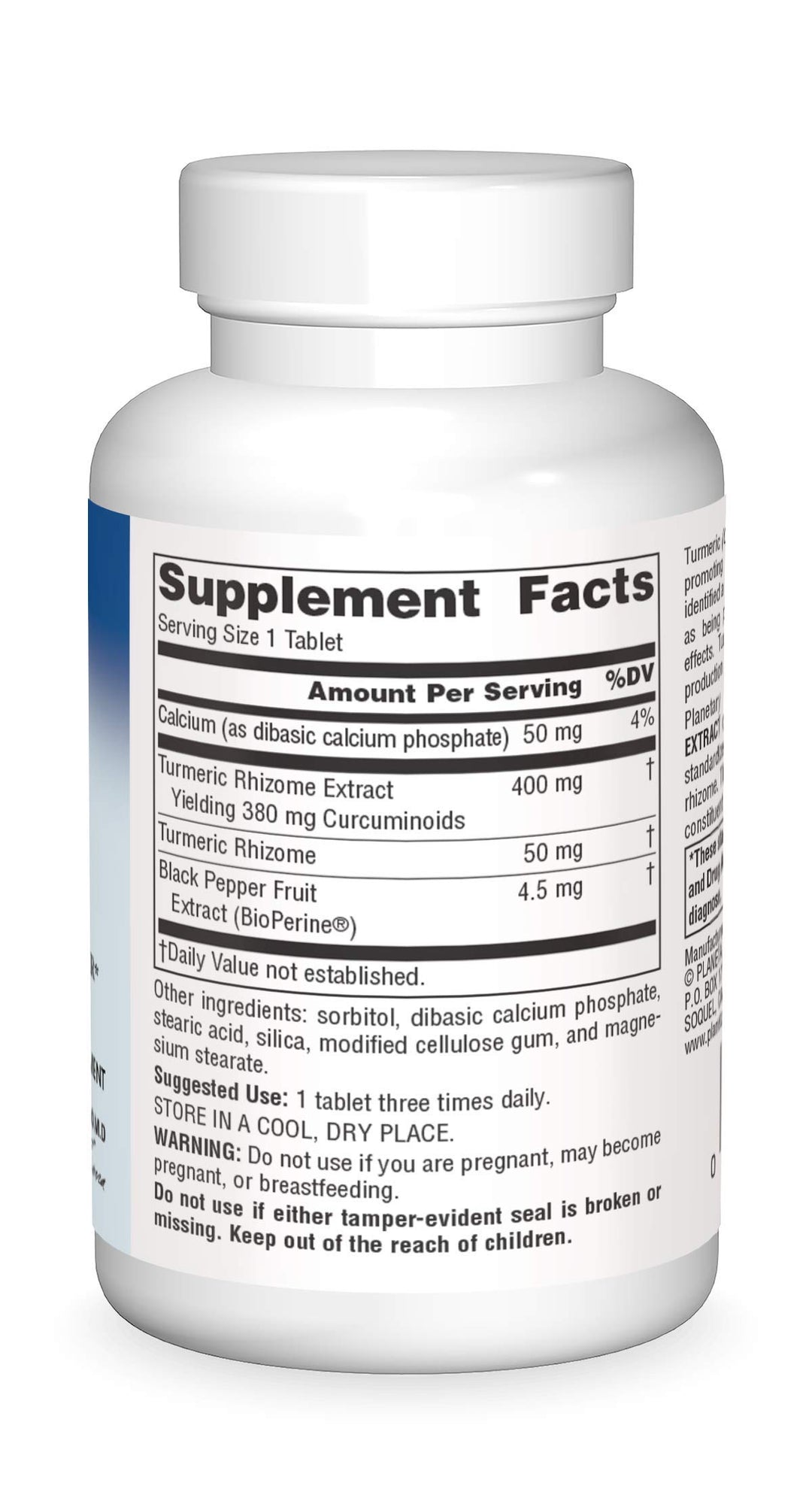 Full Spectrum Turmeric Extract Tablets, 450 mg, 60 Count