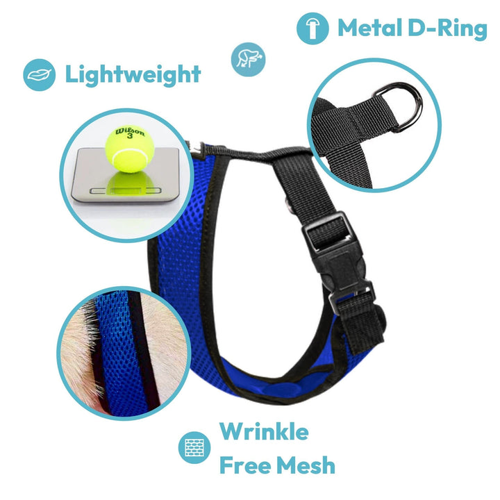 Comfort X Head in Harness - Pink, Small Harness Patented Choke-Free X Frame - Perfect on The Go Harness for Medium Dogs No Pull or Small Dogs for Indoor and Outdoor Use