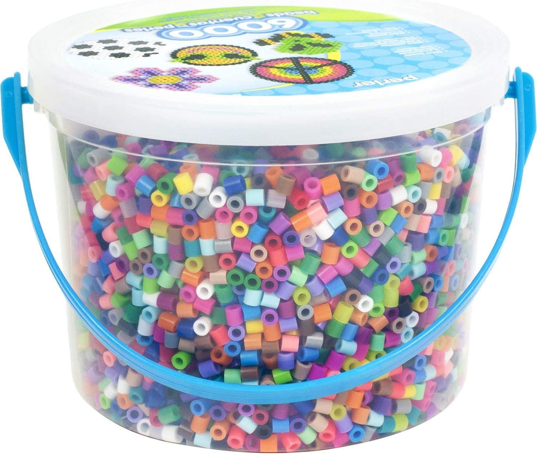 Multi Mix Assorted Fuse Bead Bucket, 6000 pcs