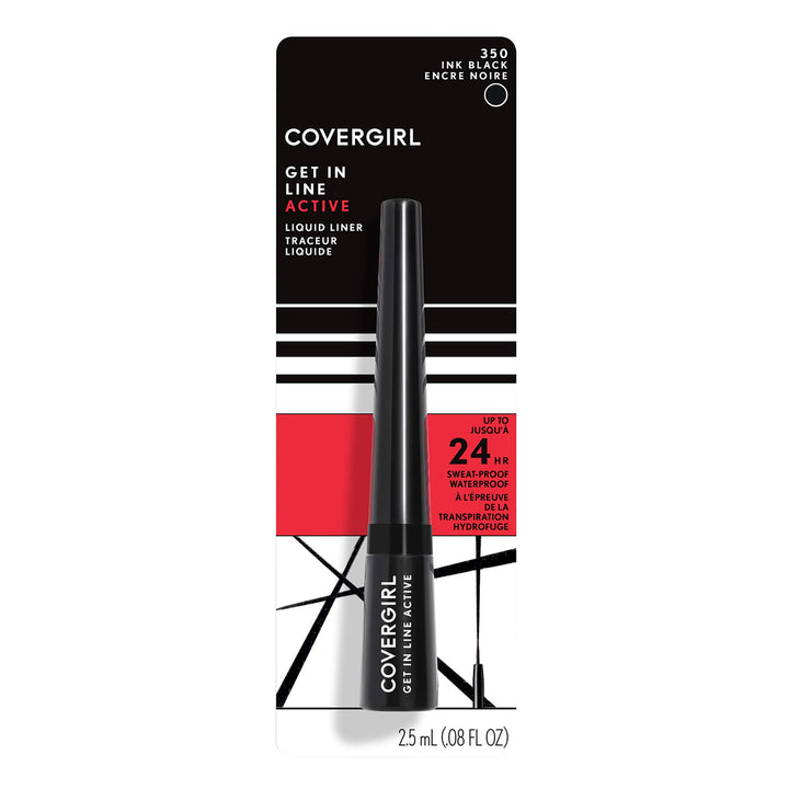 Get In Line Active Eyeliner, Ink Black, 0.36 Ounce