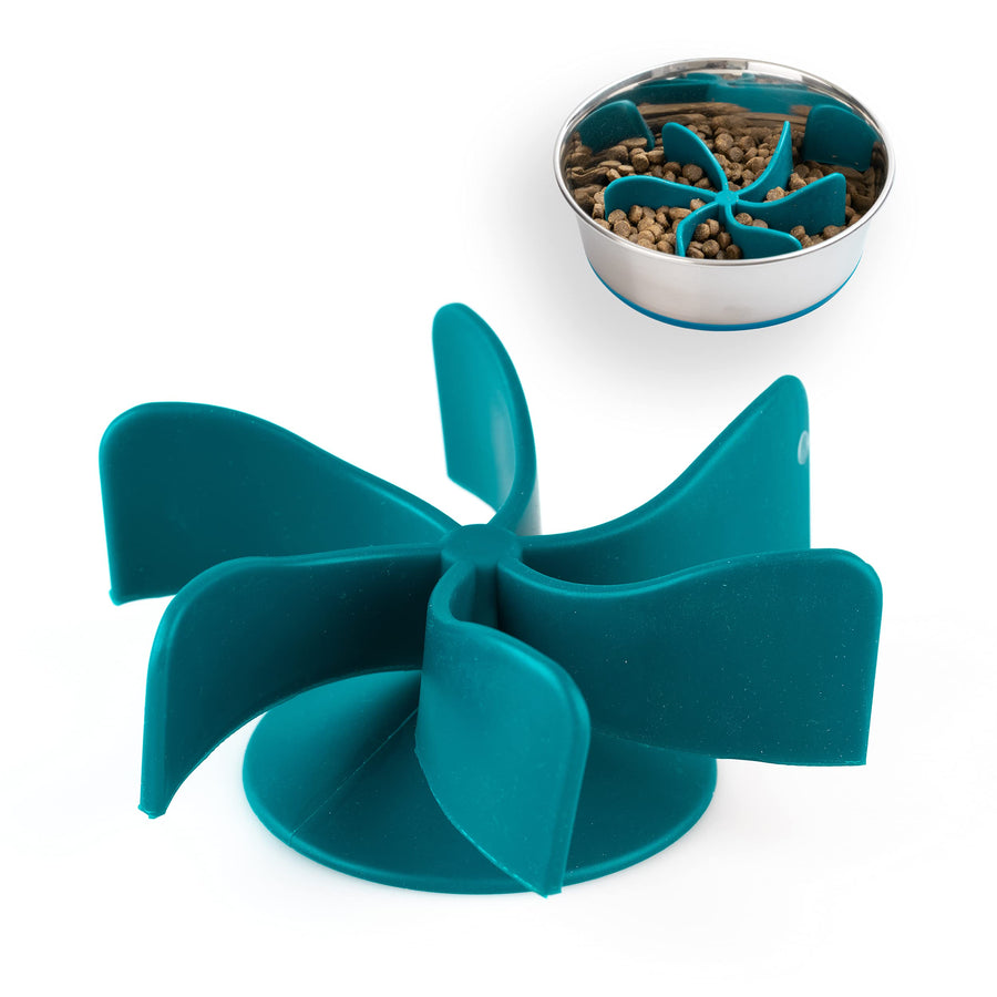 OurPets Spiral Slow Feeder Insert Slow Feeder Turn a Dog Bowl or Dog Dish into a Dog Bowl (Alternative to Dog Puzzle Feeder, Lick Mat, Dog Slow Feeder to Slow Down Eating