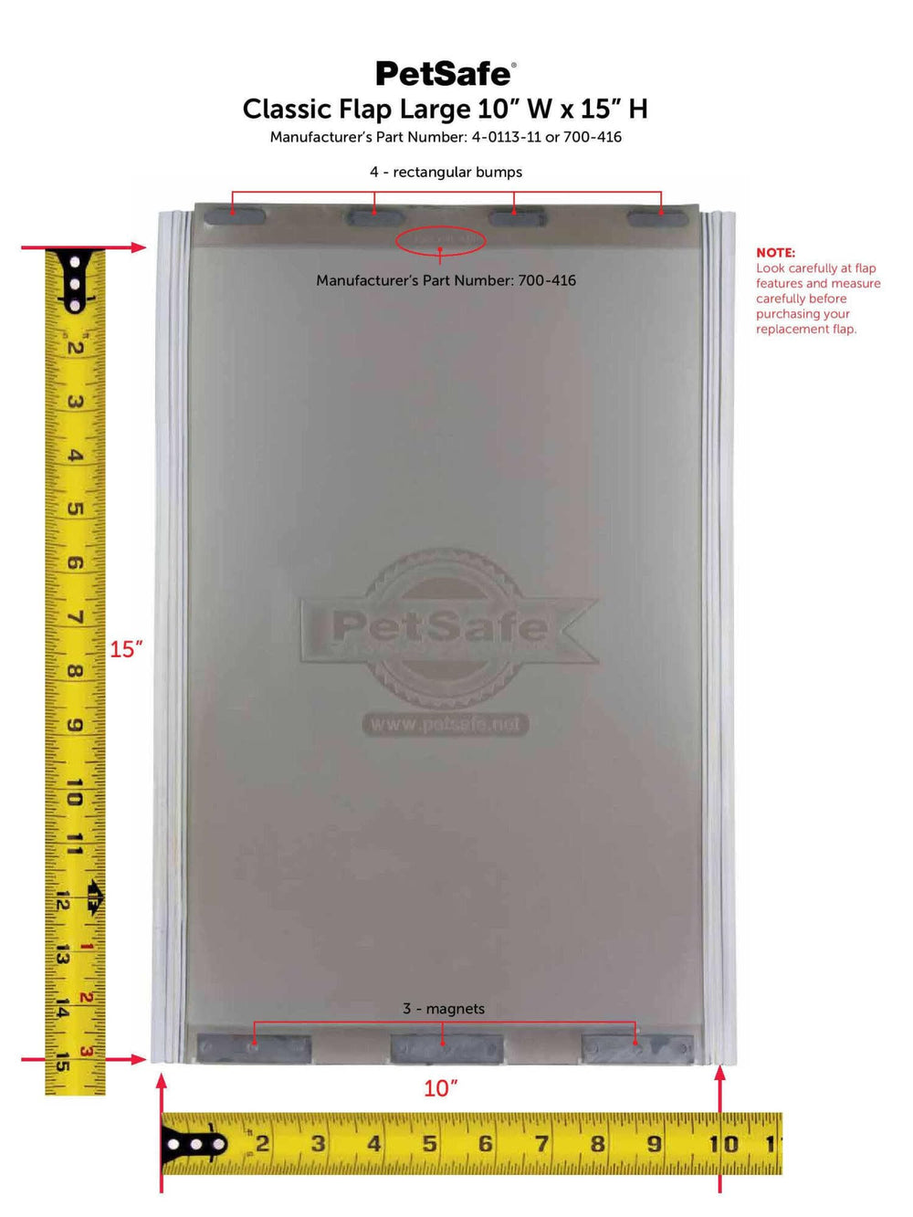 Classic Replacement Flap, Large