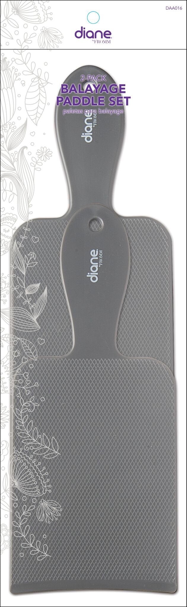 DAA016 Balayage Paddle Set, Grey, 2 Pack
