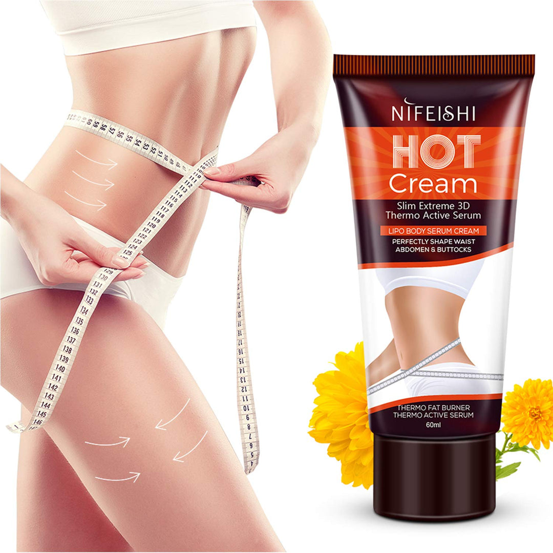 Hot Cream, Fat Burner Sweat Cream -Slimming Cream for Weight Loss, Body Fat Burning Cream for Reducing Belly, Legs, Arms, Thigh and Waist Fat,Anti Cellulite, Quick Slimming