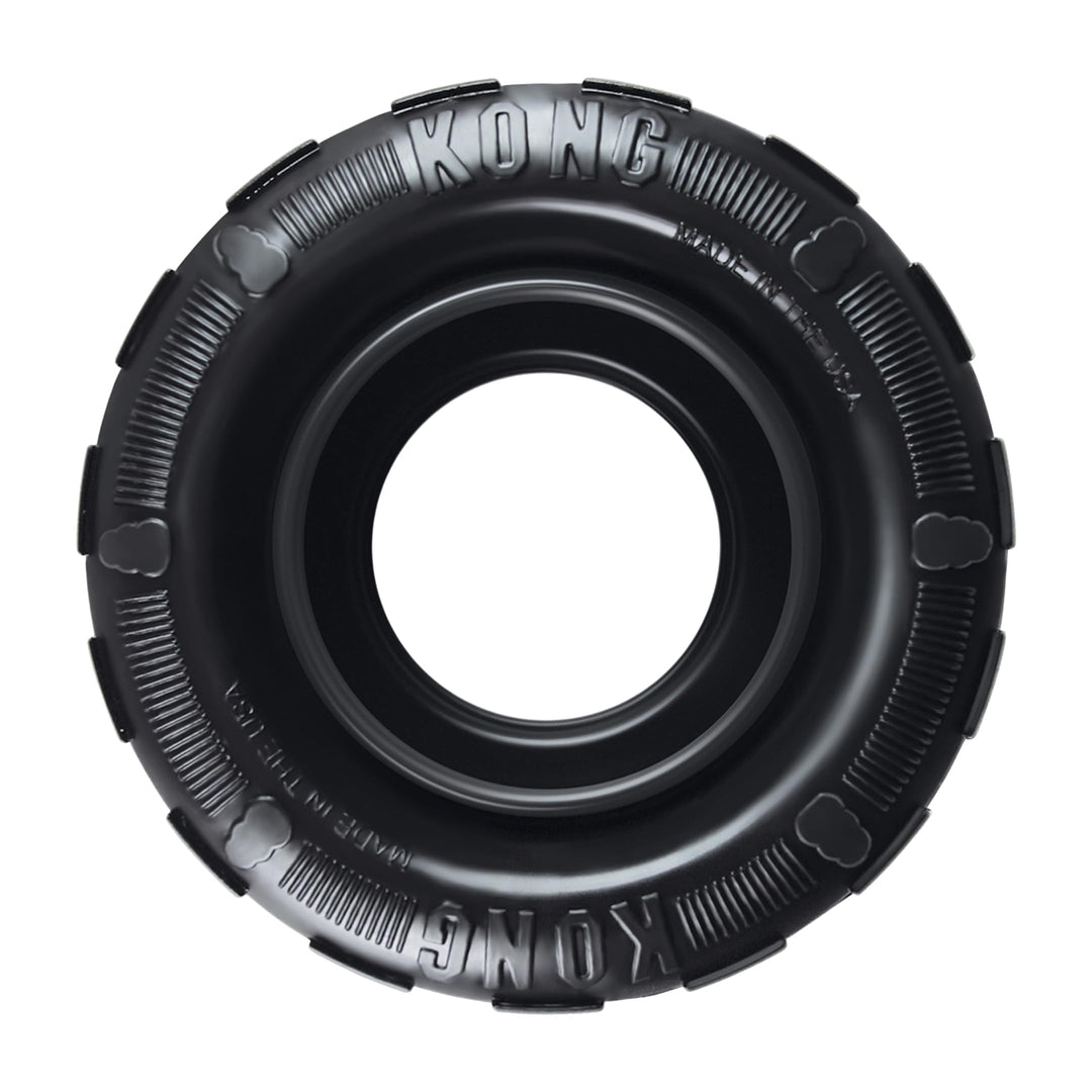 Extreme Tires - 's Most Durable Natural Rubber Chew & Fetch Toy - Treat Dispenser Dog Tire Toy - Pet Supplies for Outdoor & Indoor Play - For Small Dogs