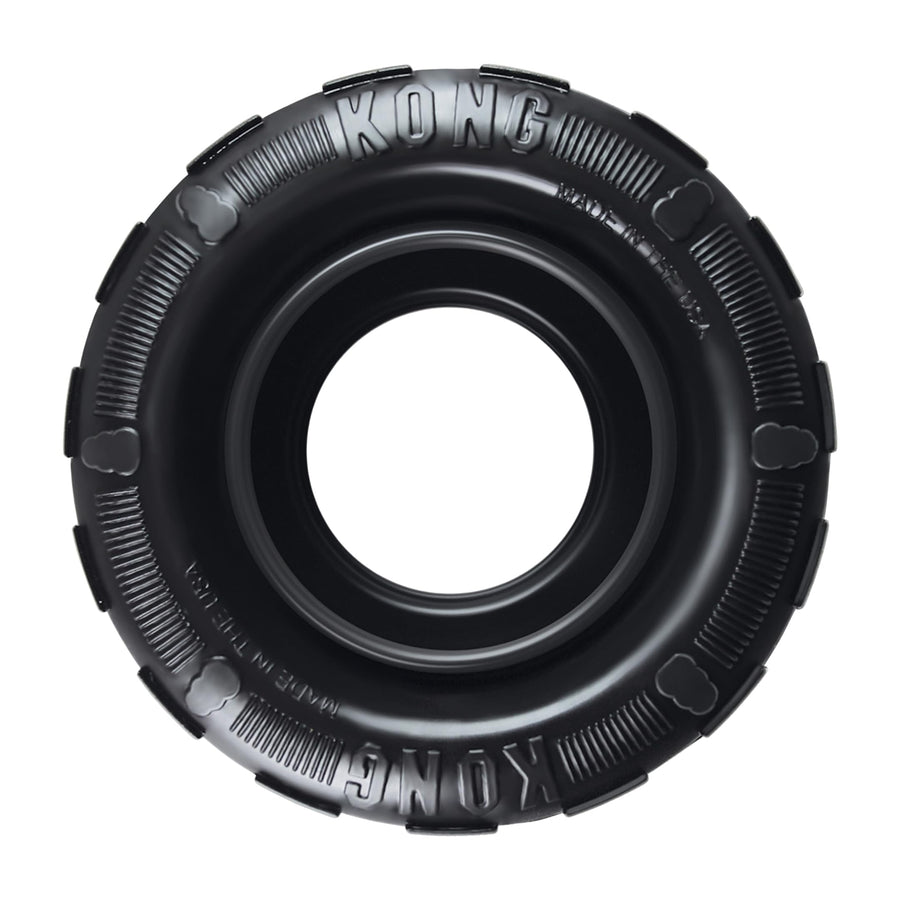 Extreme Tires - 's Most Durable Natural Rubber Chew & Fetch Toy - Treat Dispenser Dog Tire Toy - Pet Supplies for Outdoor & Indoor Play - For Small Dogs