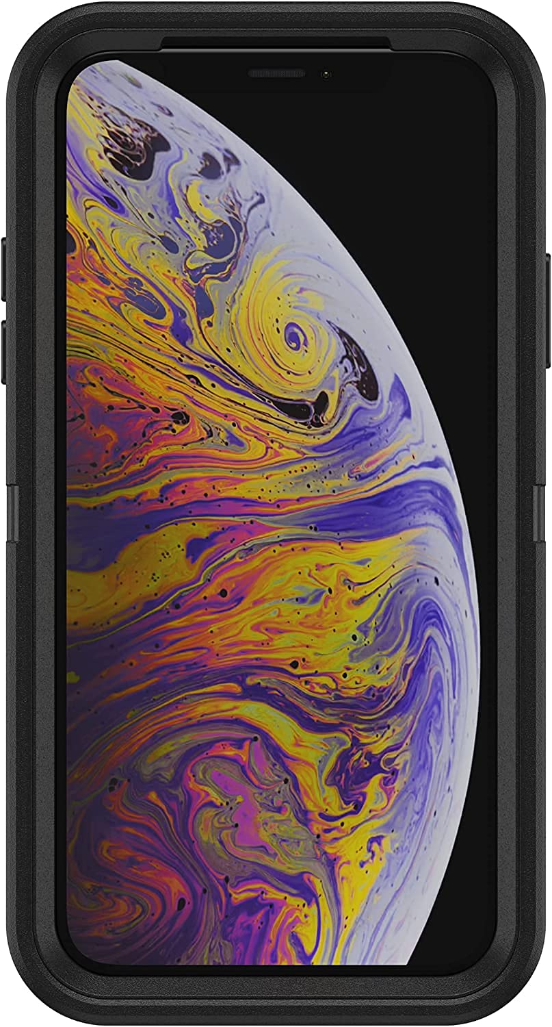 + Pop Defender Series Case for iPhone Xs & iPhone X (NOT Xr/Xs Max) Non-Retail Packaging - Black