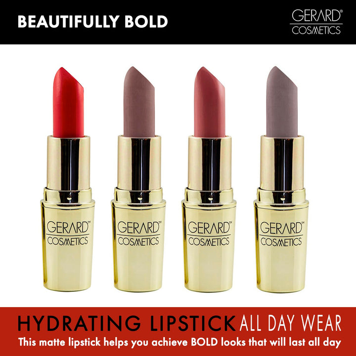 Lipstick London Fog | Dark Grey Lipstick with Luxe Satin Finish | Highly Pigmented, Smooth Formula with Hydrating Ingredients | Long Lasting | Cruelty Free & Made in USA