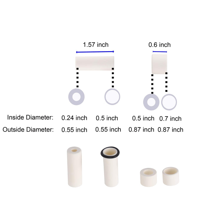 Pressure Washer Sandblasting Nozzle Tip, Replacement Wet Sand Blaster Attachment, 5000 PSI, 2-Pack